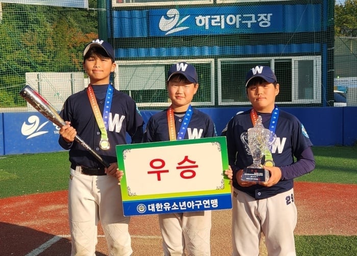 제23회 대한유소년야구연맹 회장배 U-9 준우승 · U-11 청룡 우승·현무 준우승 · U-12 우승 3
